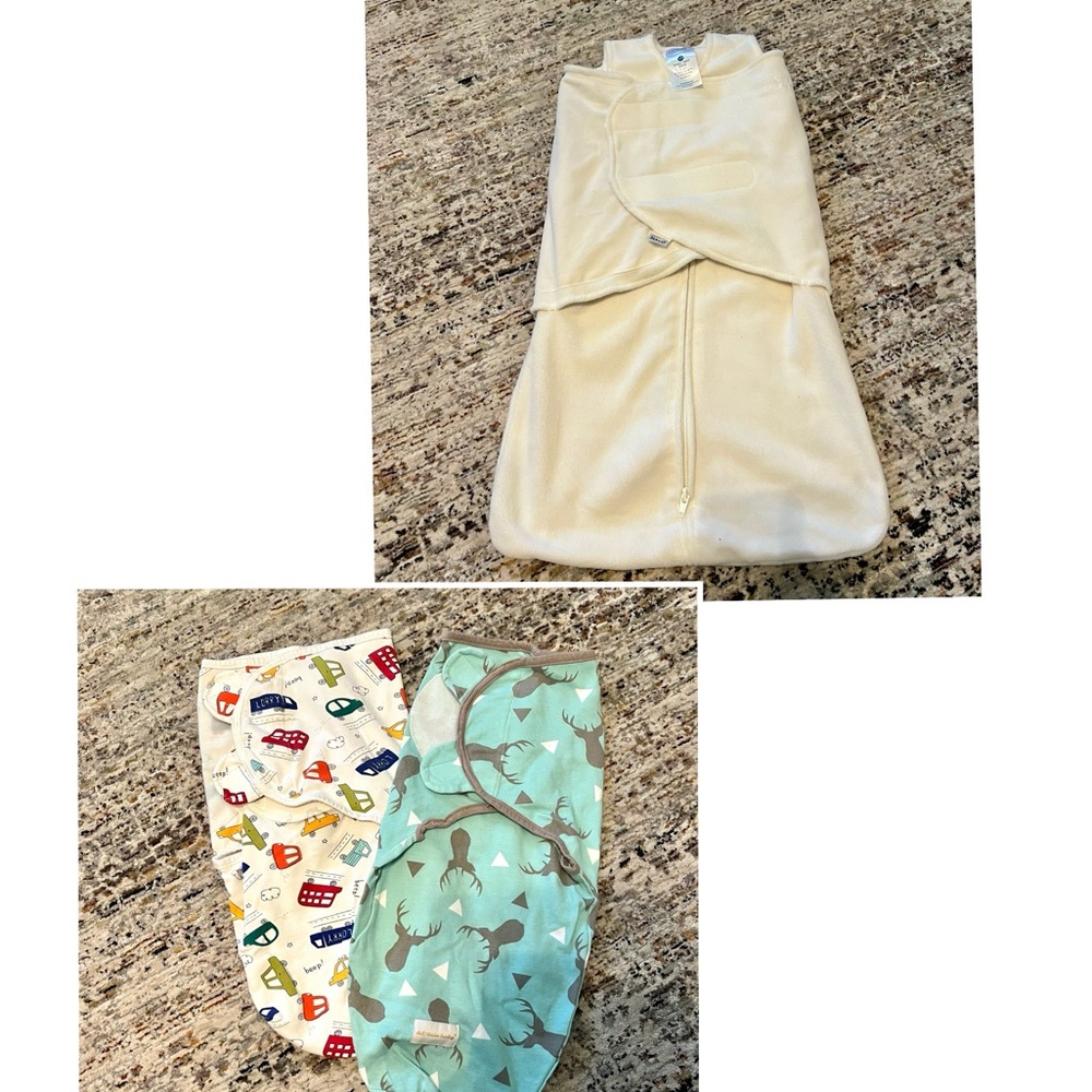 Baby Swaddle Lot of 3 (size S/L)